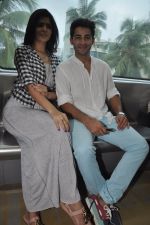 Deeksha Seth and Armaan Jain take metro ride in Andheri, Mumbai on 20th June 2014